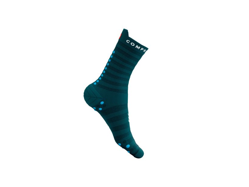 PRO RACING SOCKS V4.0 ULTRALIGHT RUN HIGH - SHADED SPRUCE